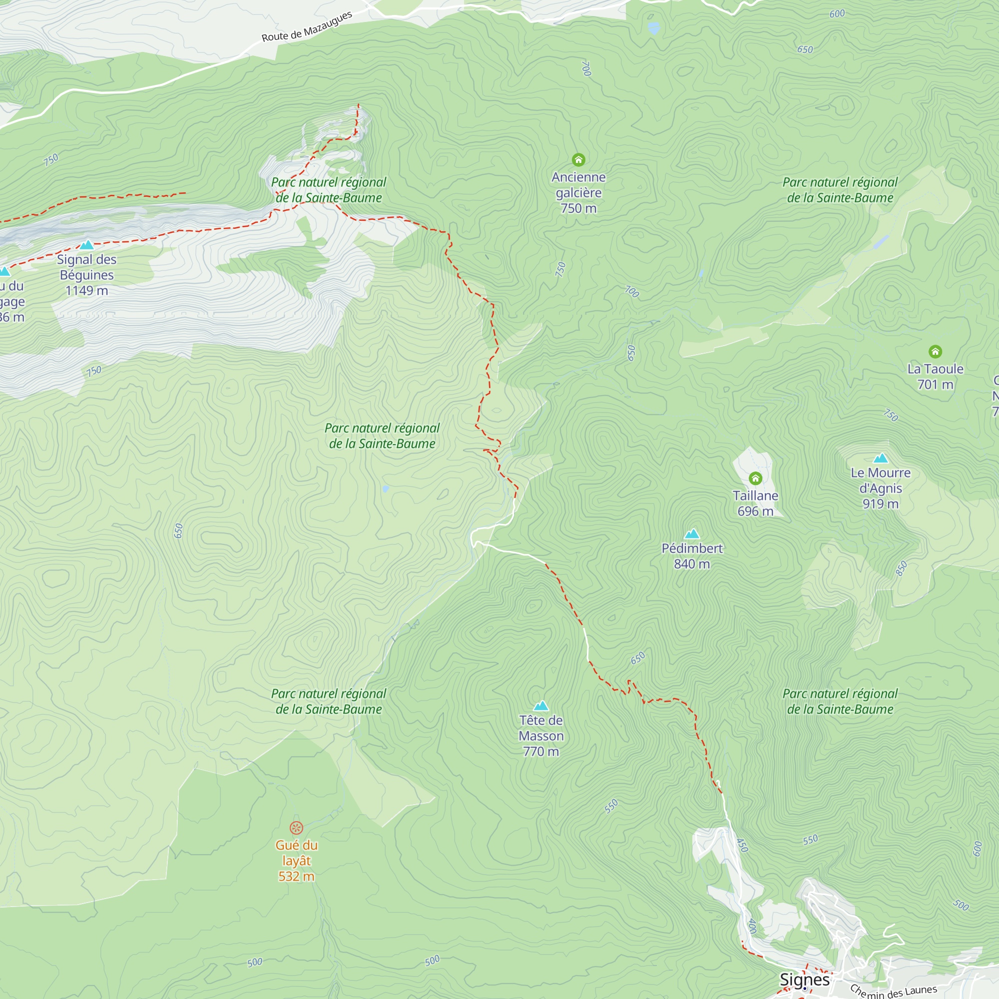 Le Latay map