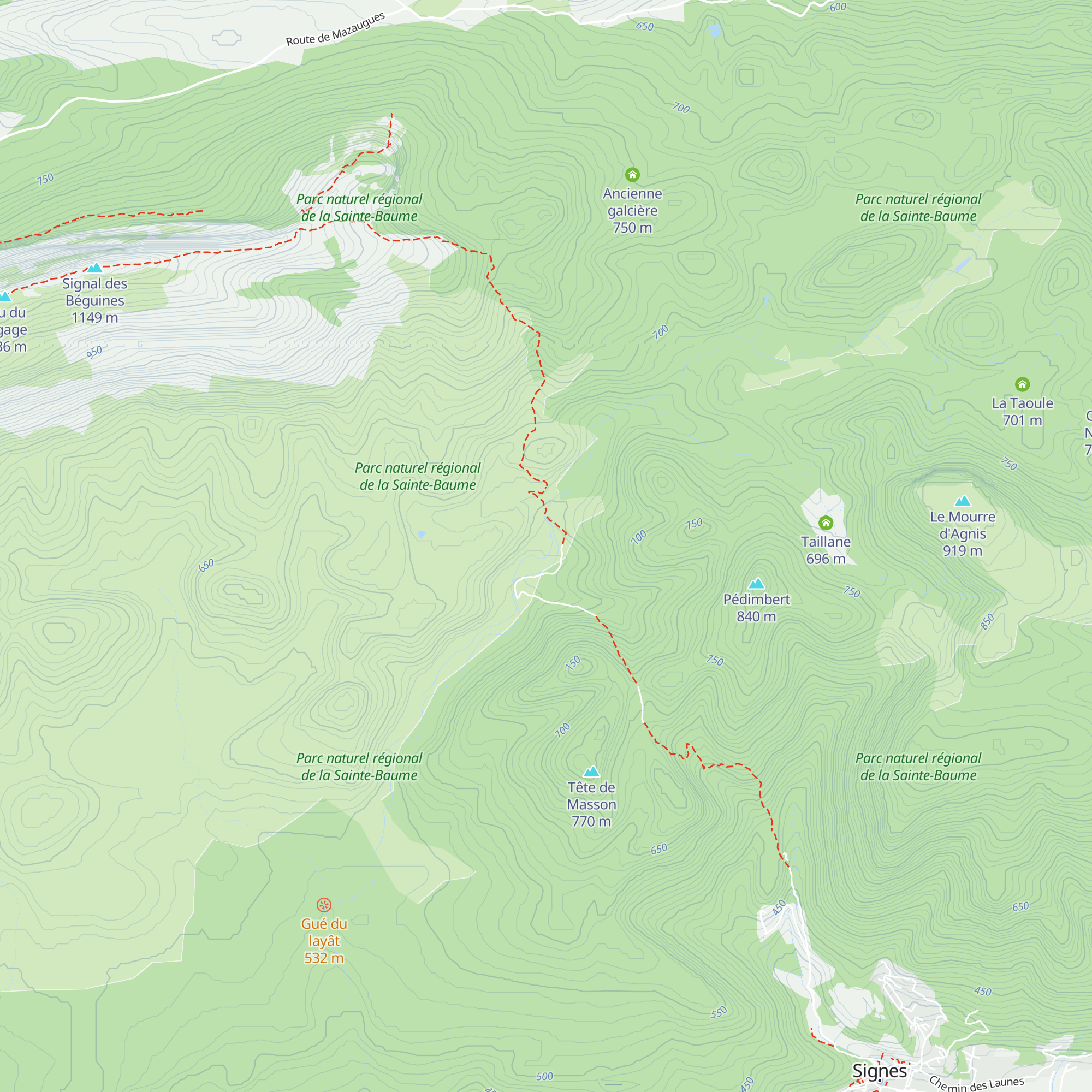 Le Latay map