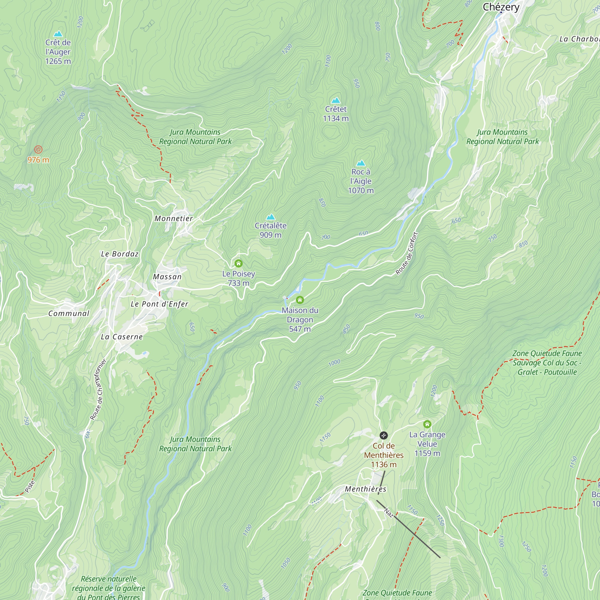 Maison du Dragon map