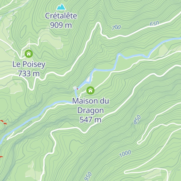 Map of Maison du Dragon