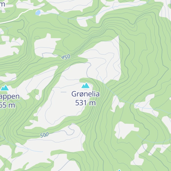 Map of Grønelia