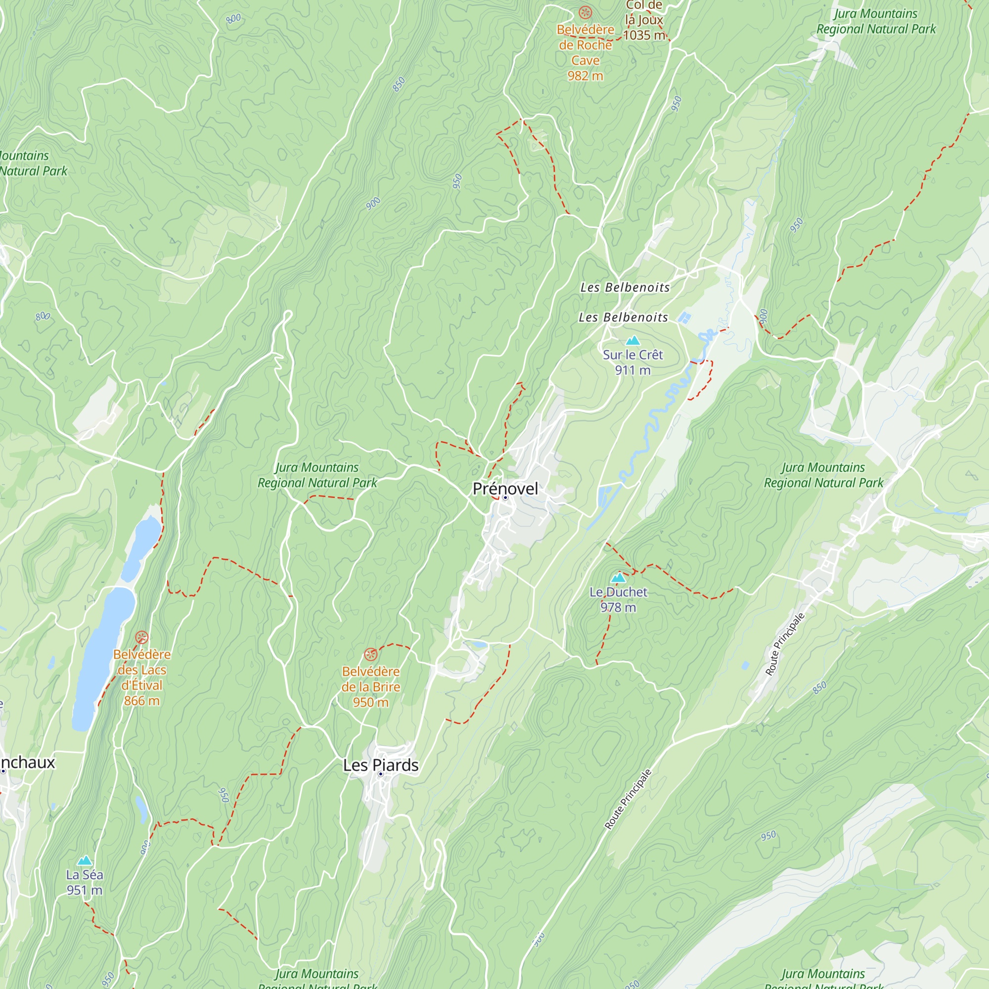 Gîte de groupe Les Rochats map