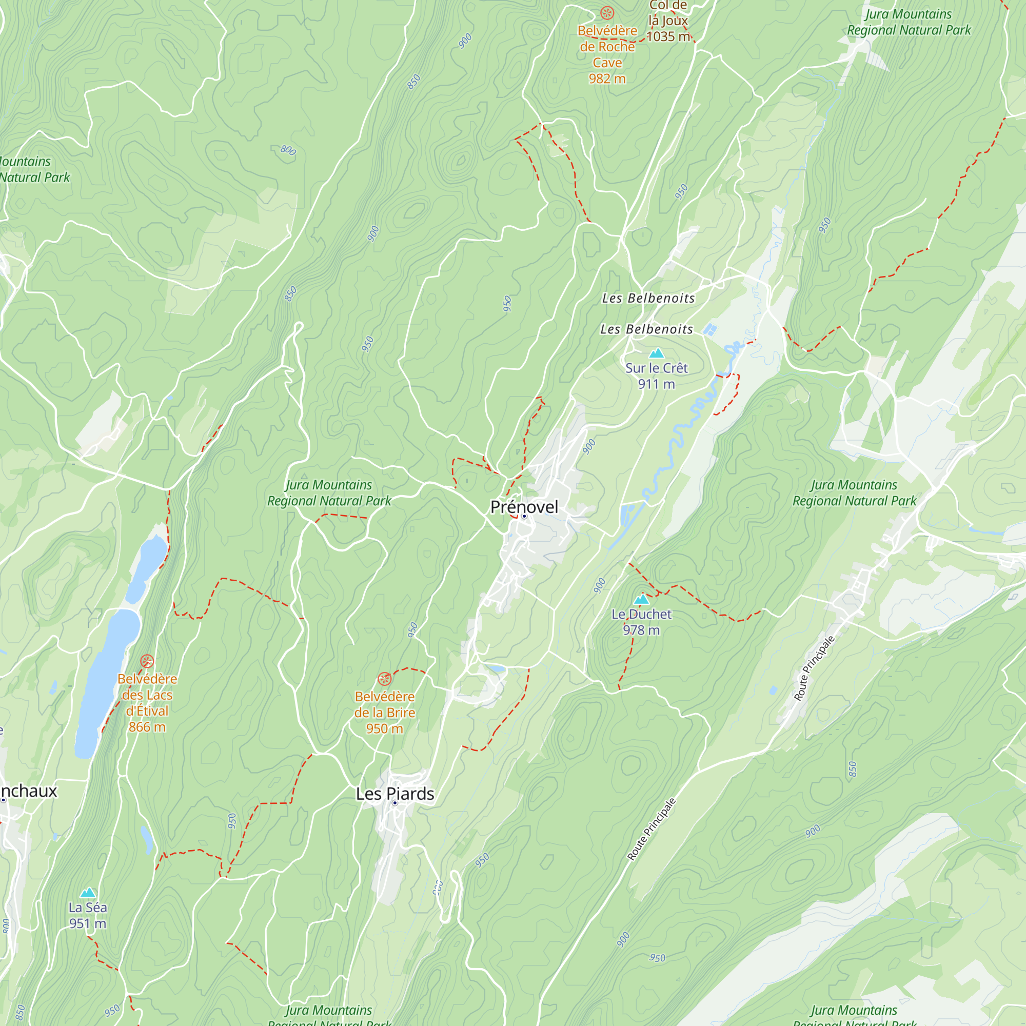 Gîte de groupe Les Rochats map