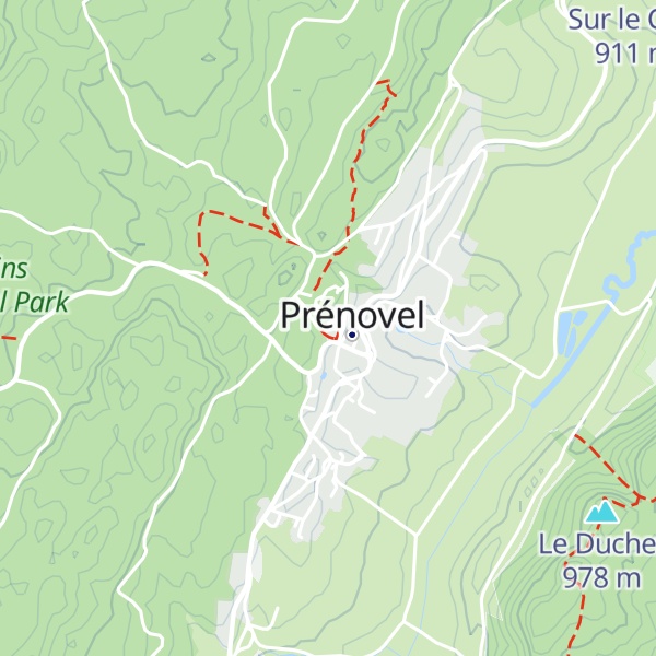 Map of Gîte de groupe Les Rochats