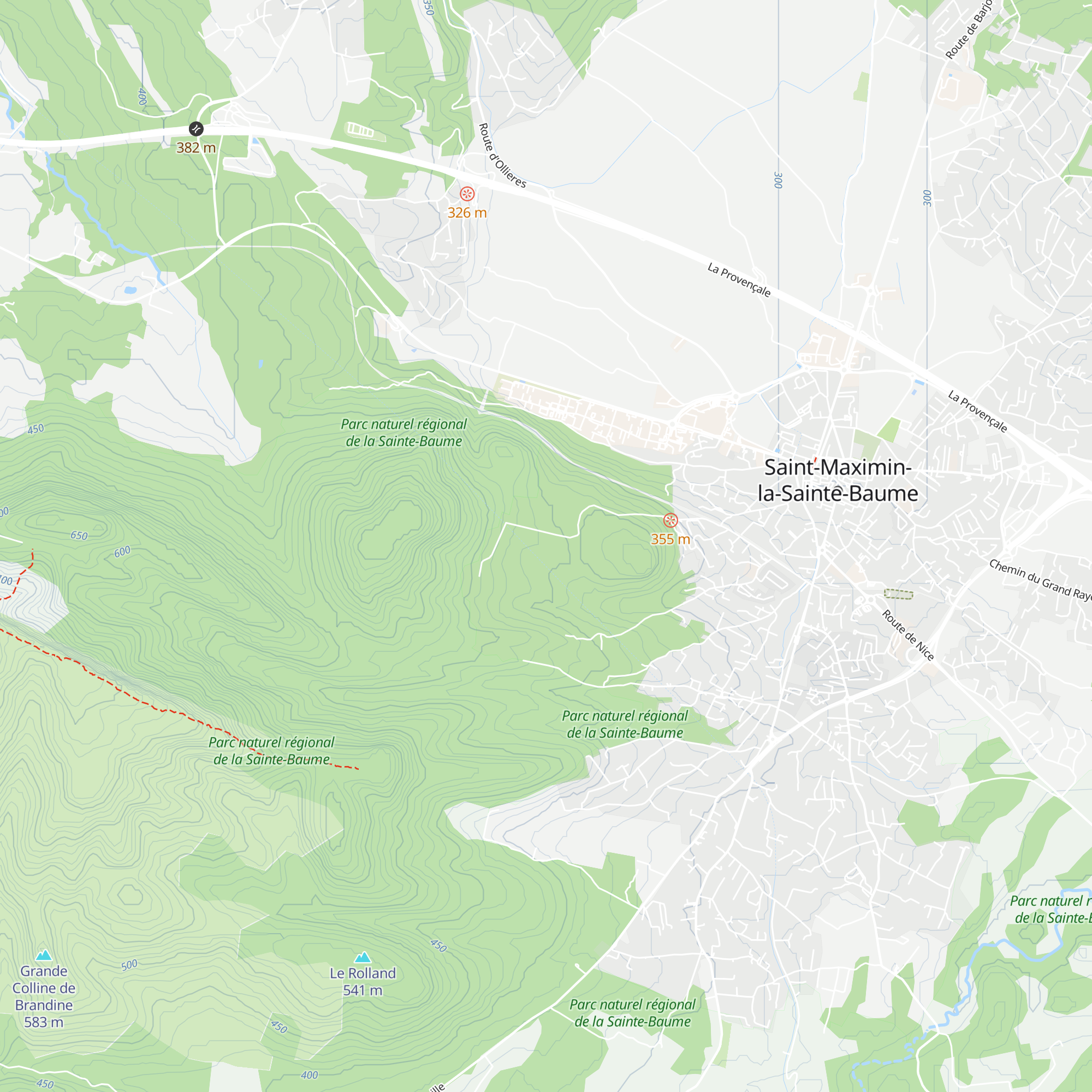 Domaine du Deffends map