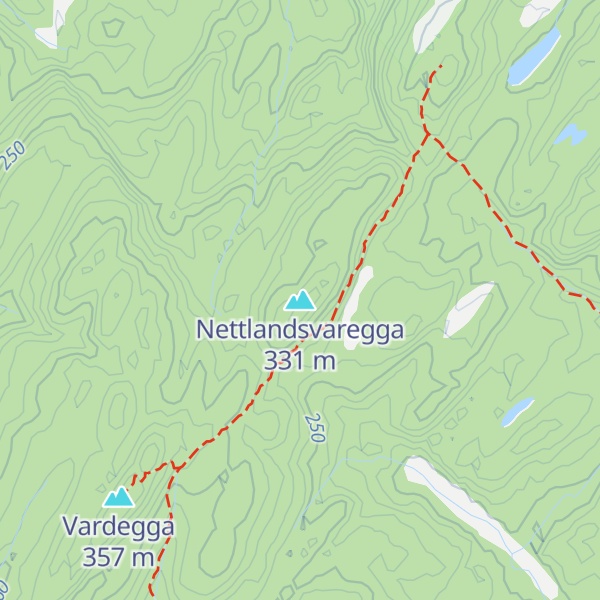 Map of Nettlandsvaregga