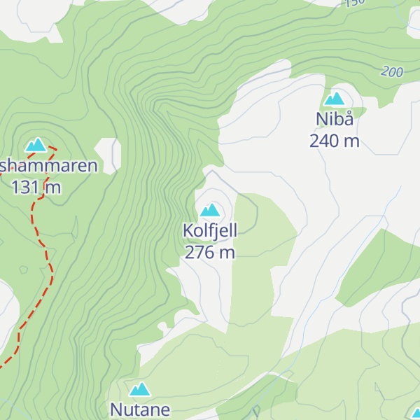 Map of Kolfjell