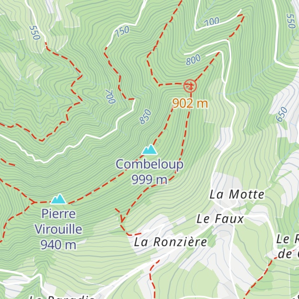Map of Combeloup