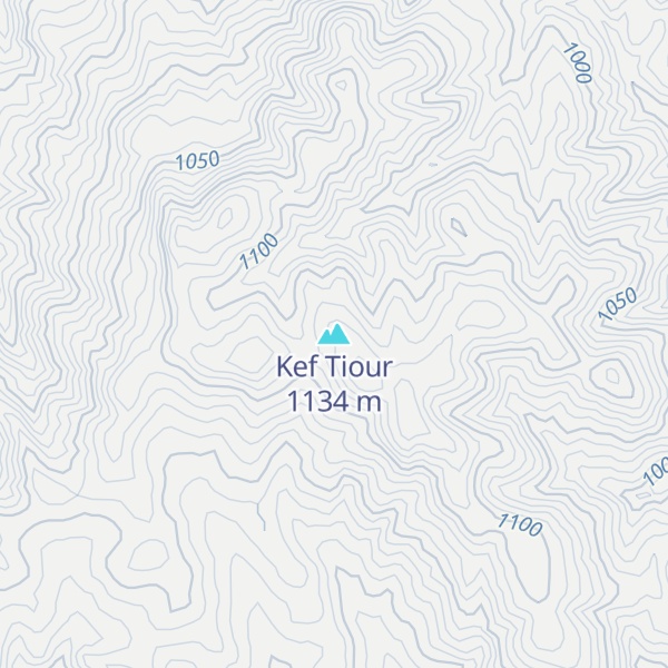Map of Kef Tiour