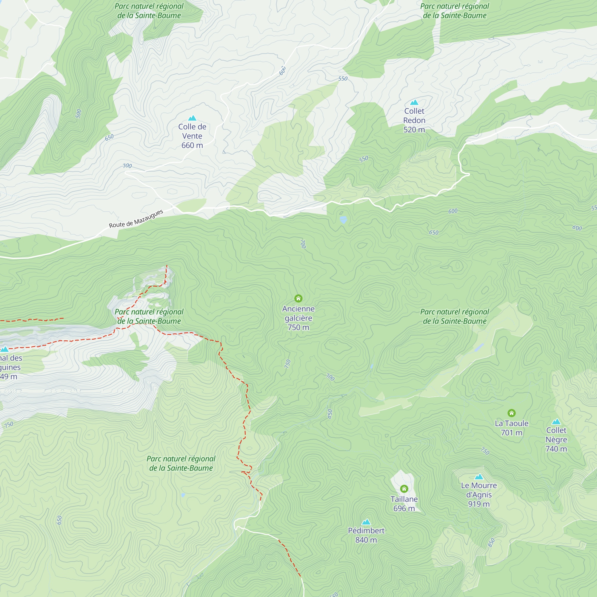 Ancienne galcière map