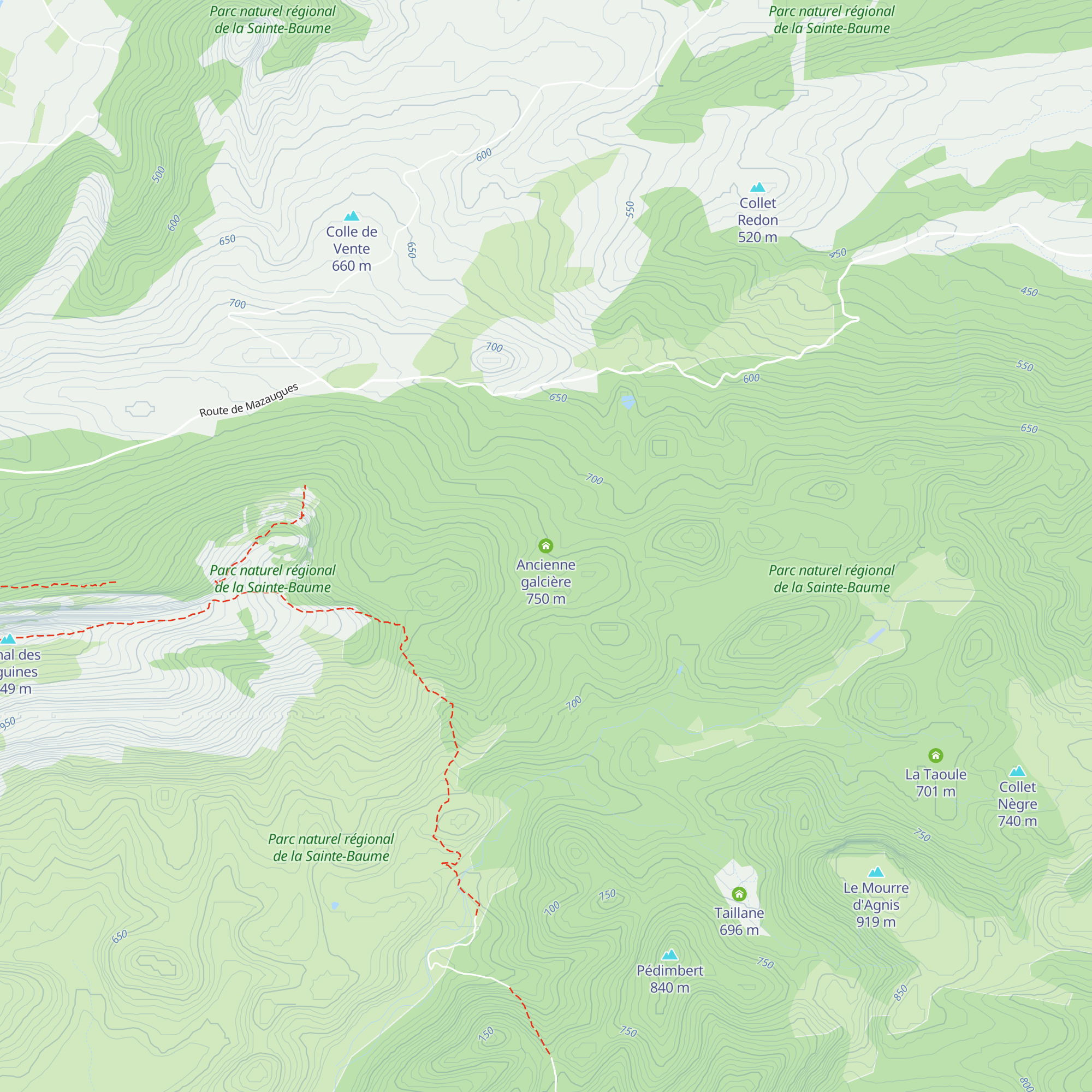 Ancienne galcière map