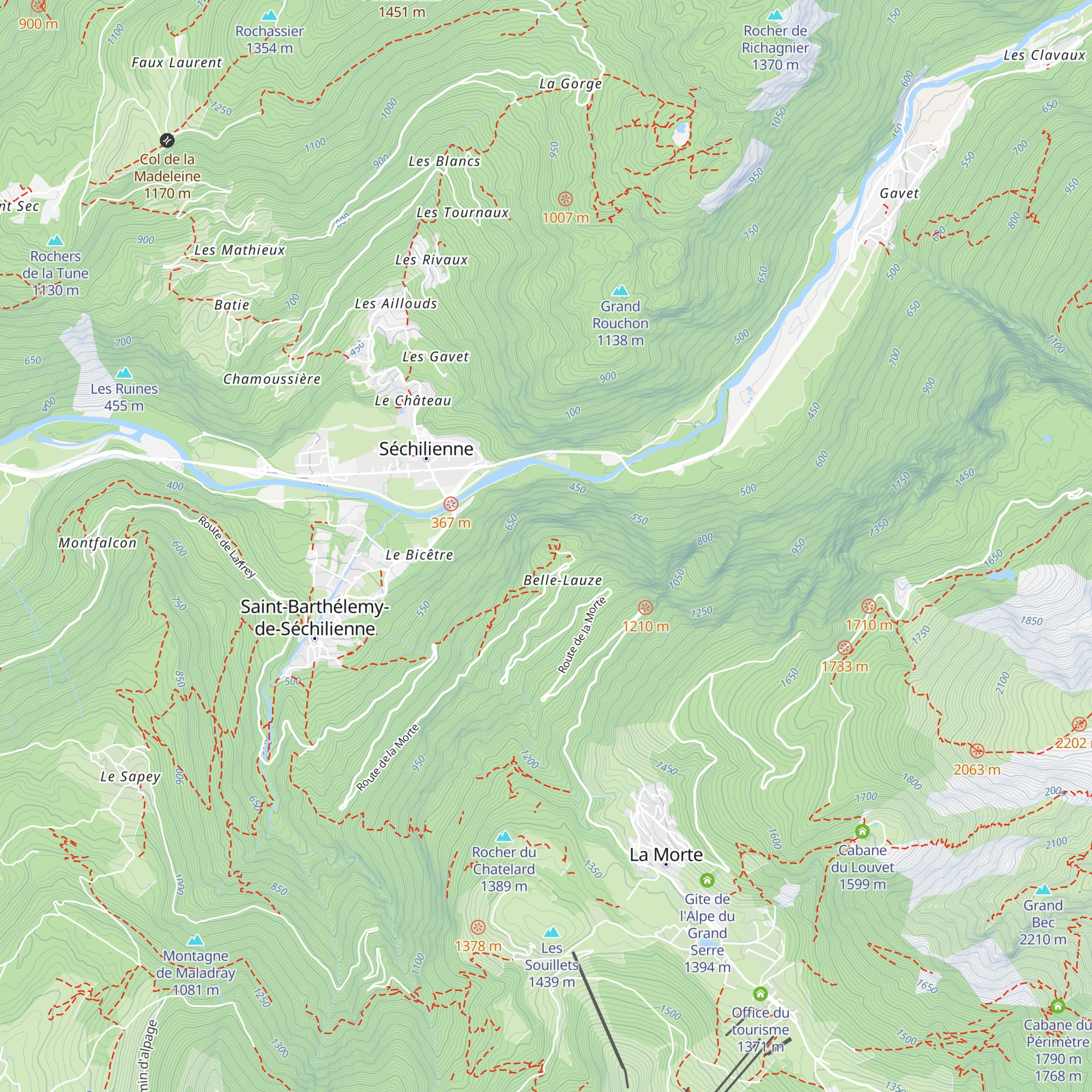 Relais map