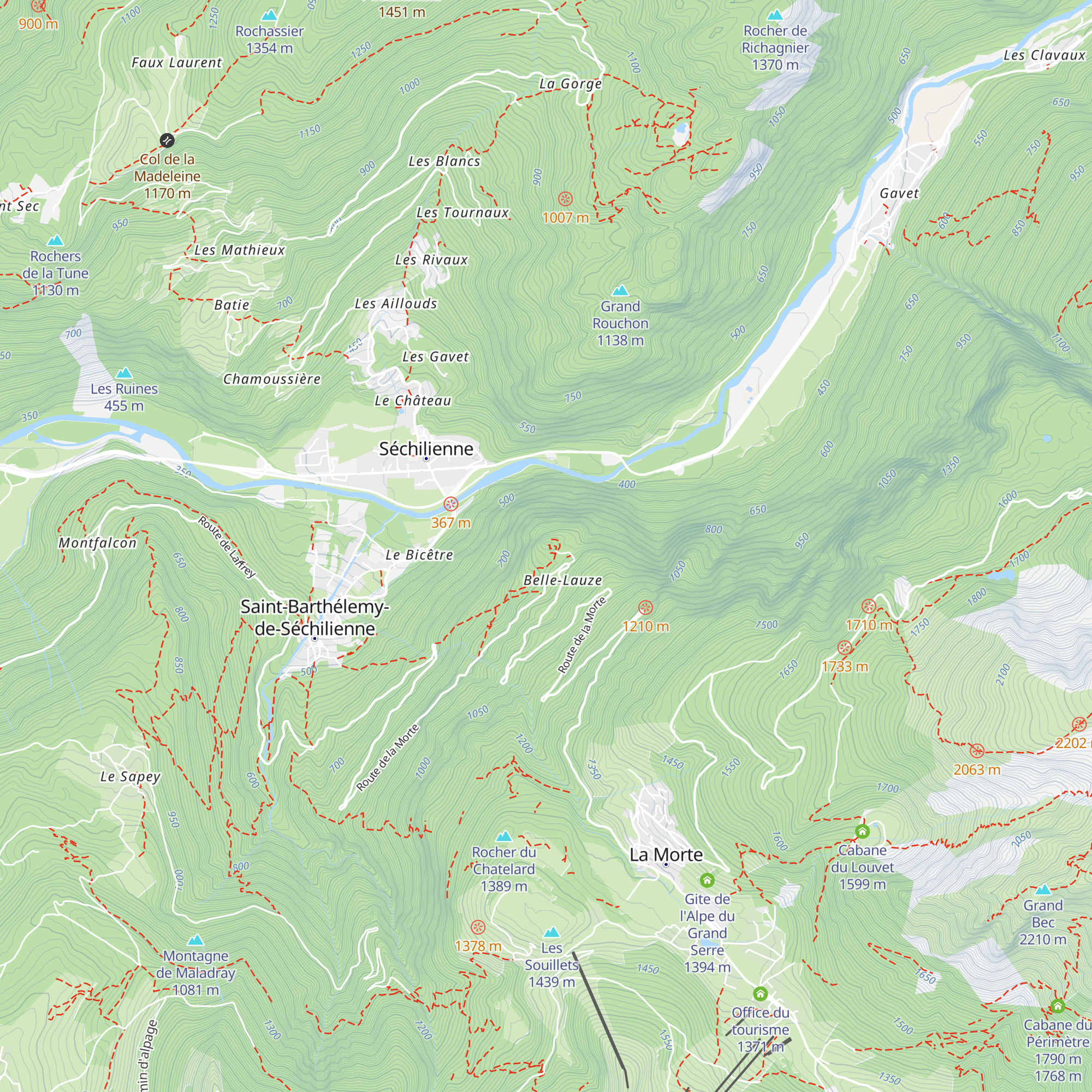 Relais map