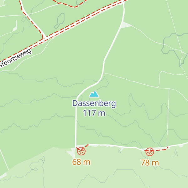 Map of Dassenberg