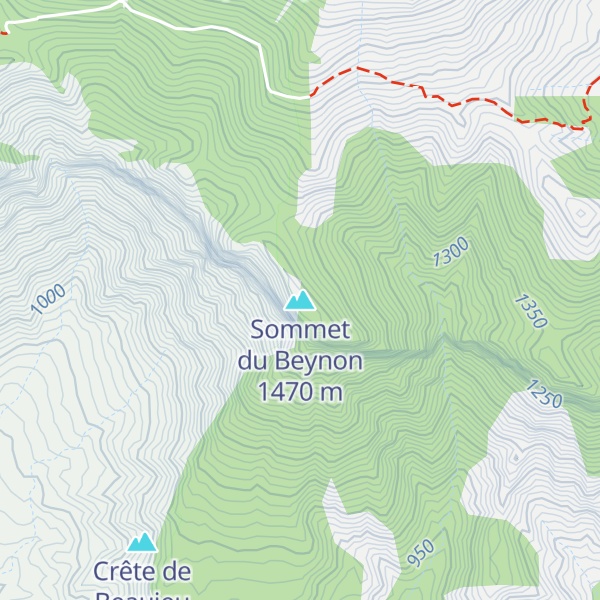 Map of Sommet du Beynon