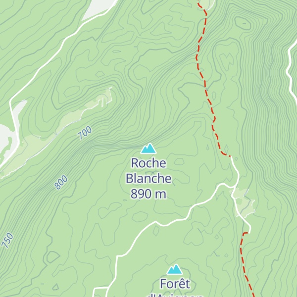 Map of Roche Blanche