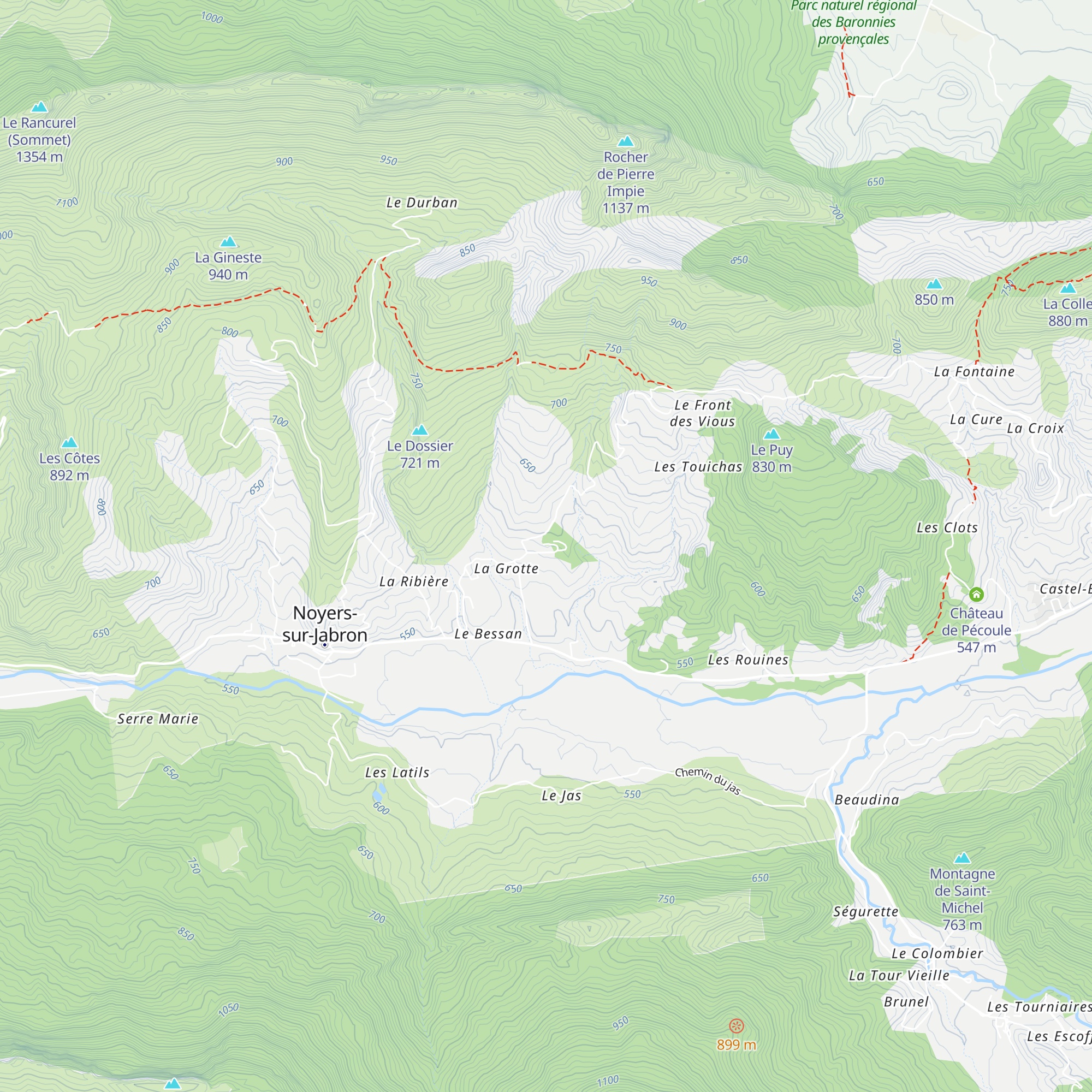 La Grande Bastide map