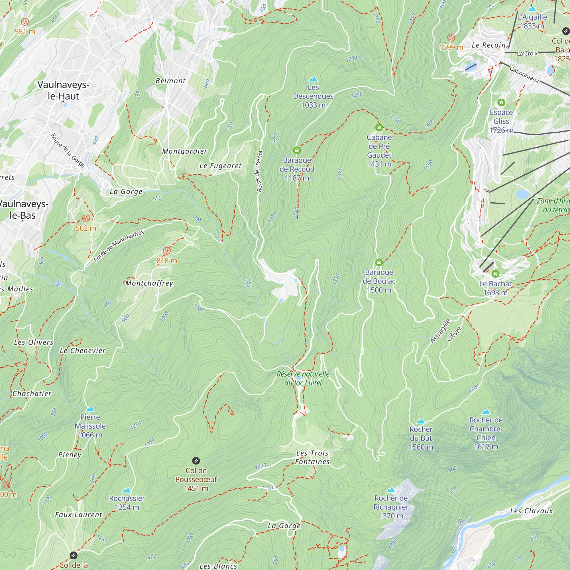 Maison Forestière de Prémol map