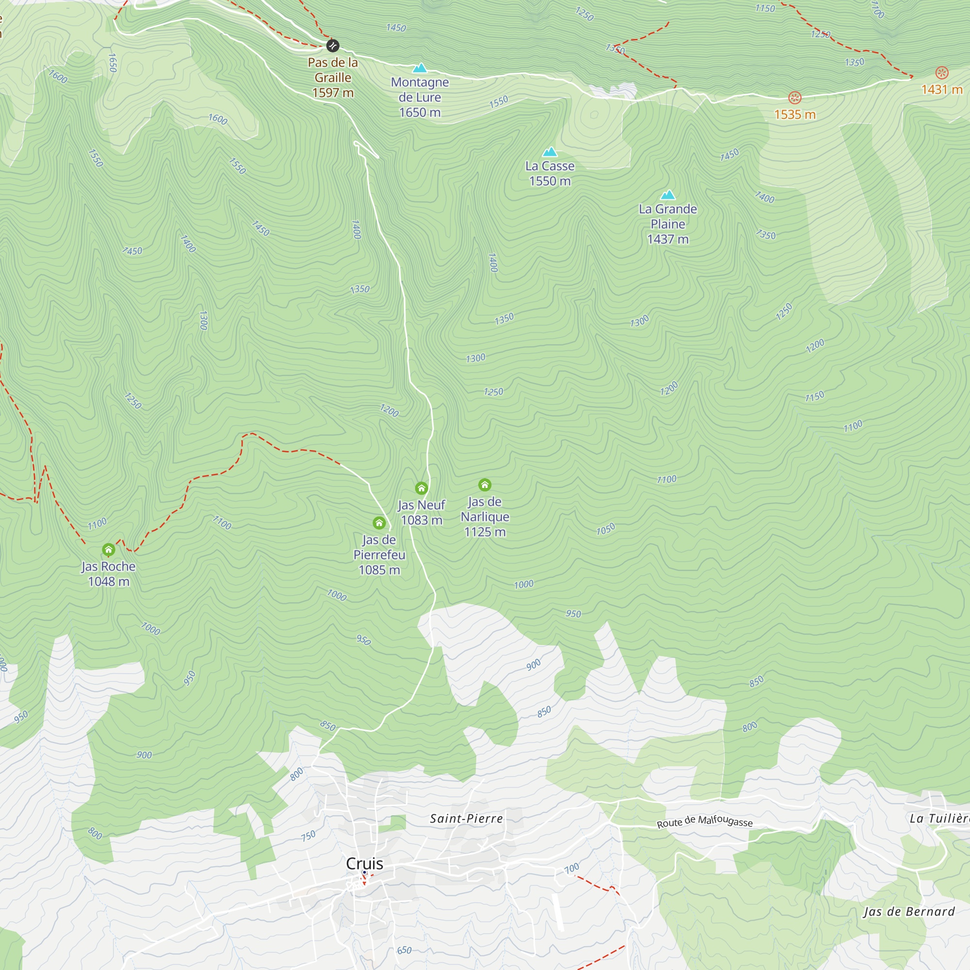 Jas de Narlique map