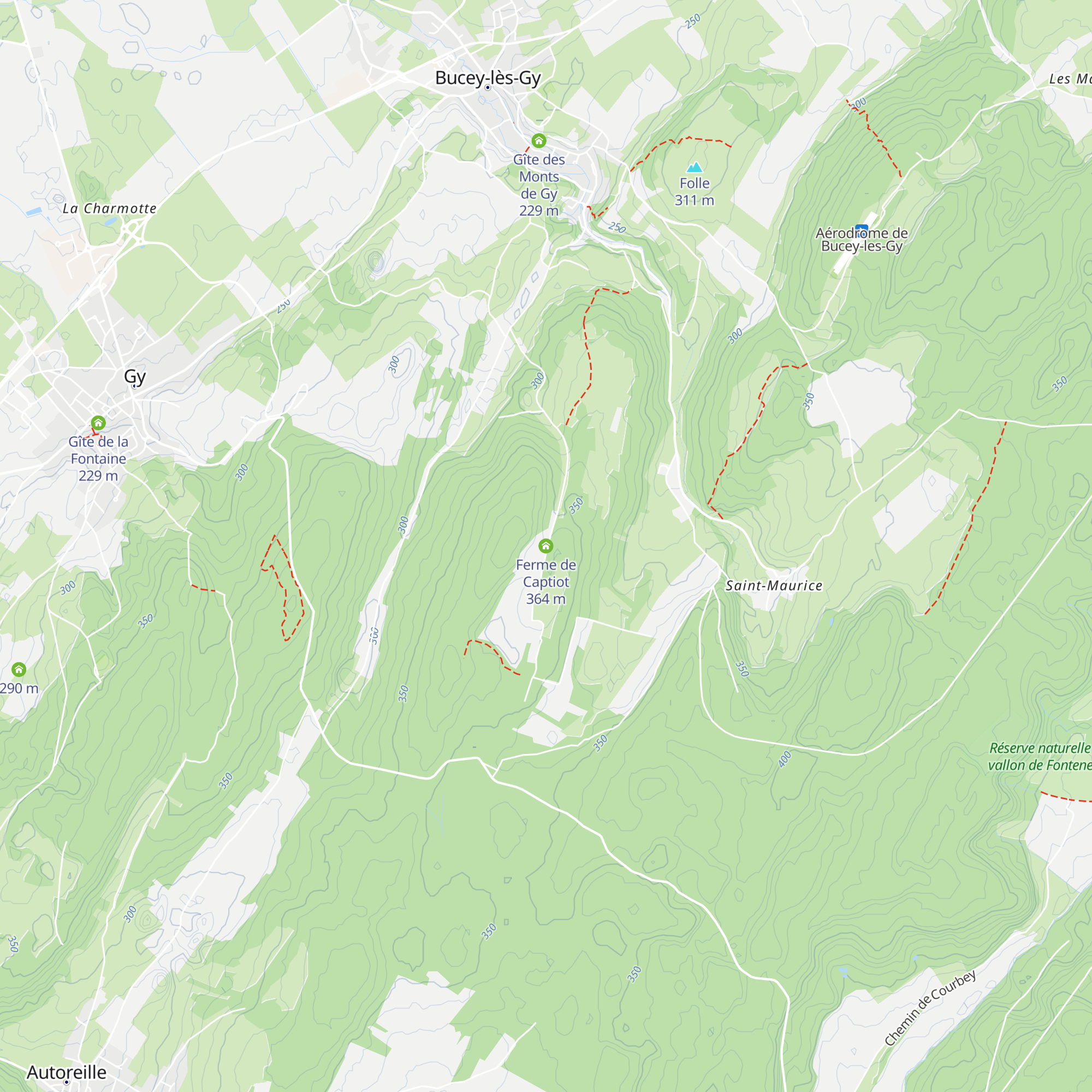 Ferme de Captiot map
