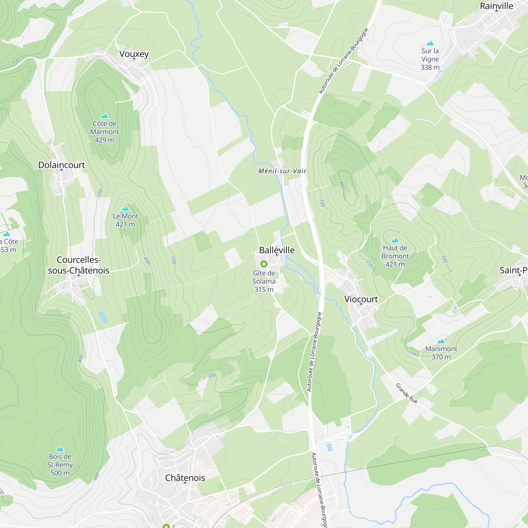 Gîte de Solama map