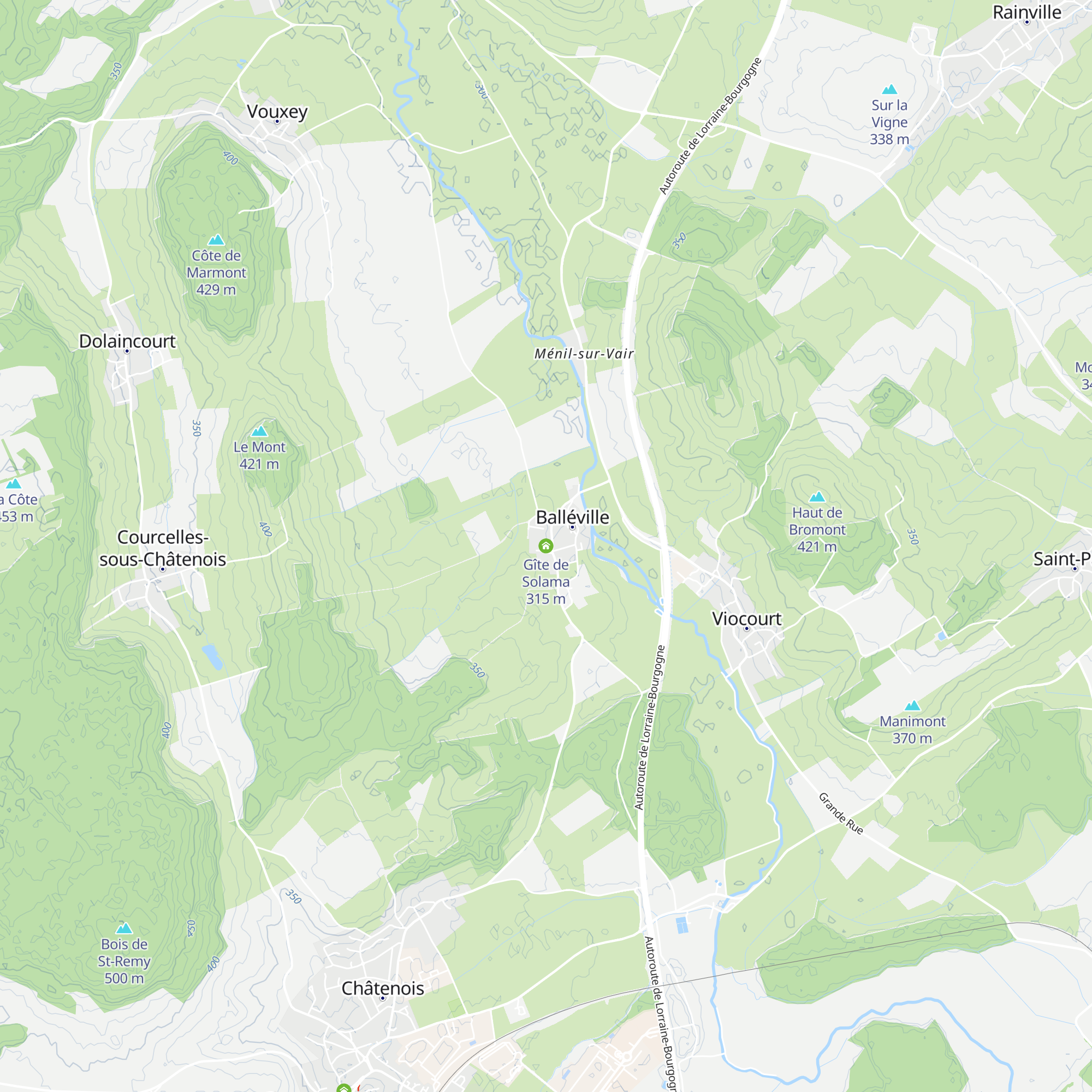 Gîte de Solama map