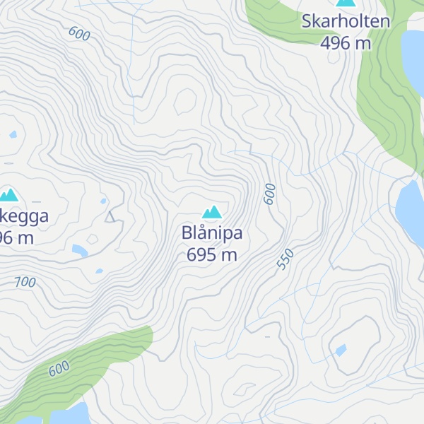 Map of Blånipa