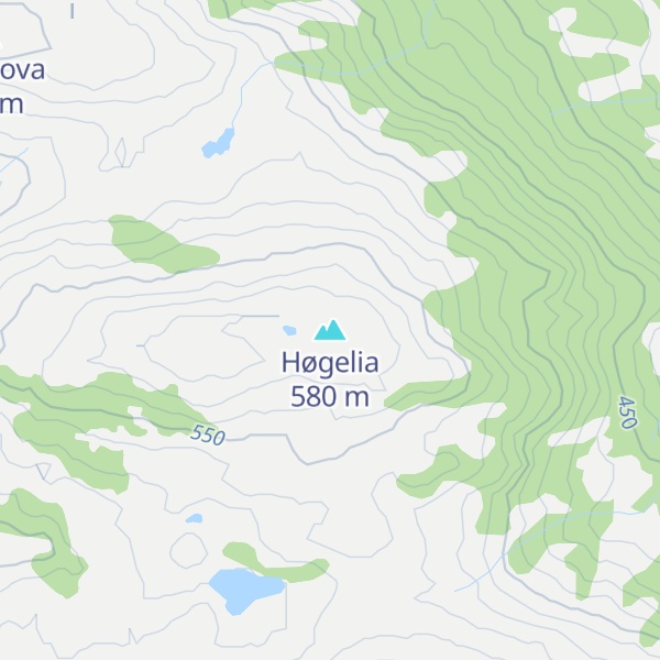 Map of Høgelia
