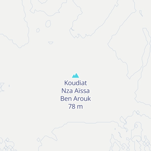 Map of Koudiat Nza Aïssa Ben Arouk
