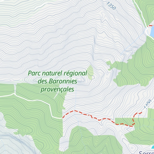 Map of Montagne d'Aujour