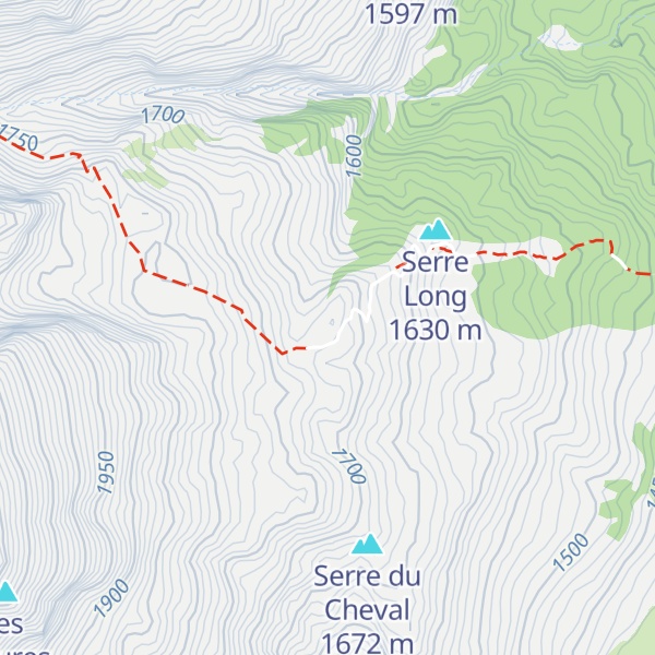 Map of Cabane Pastorale du Chourum Clot