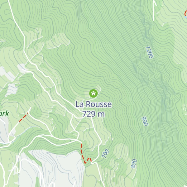 Map of La Rousse