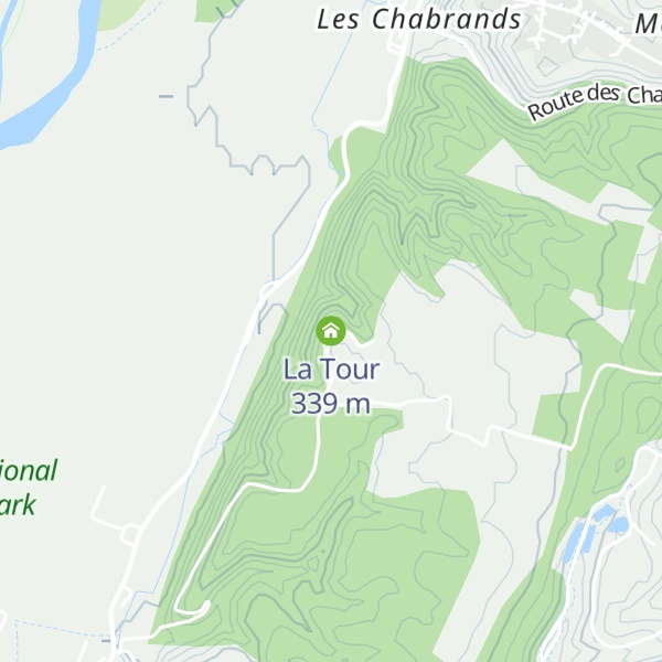 Map of La Tour