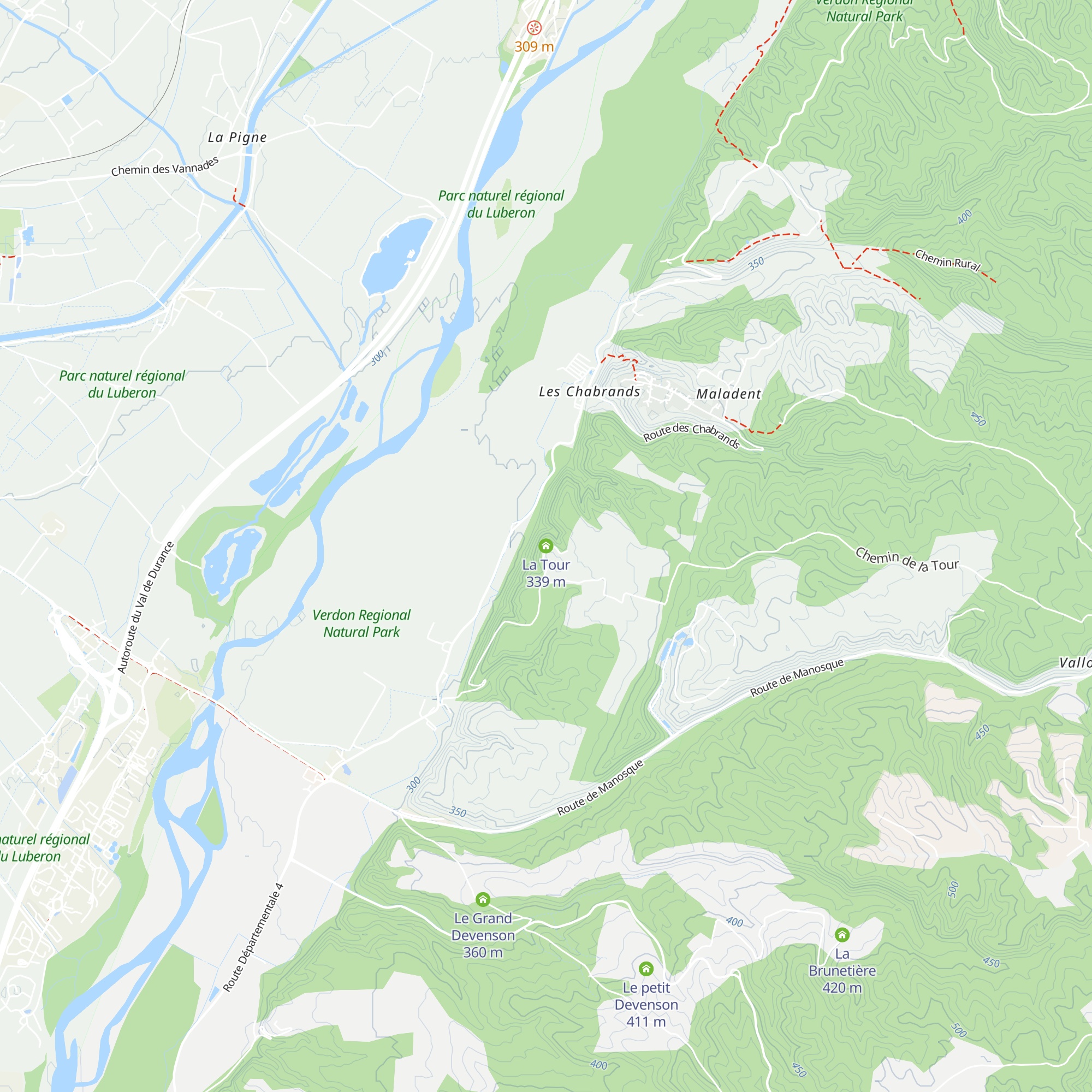 La Tour map