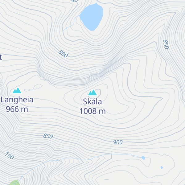 Map of Skåla