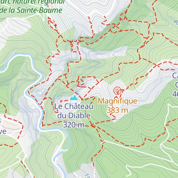 Map of Barre de Taillan