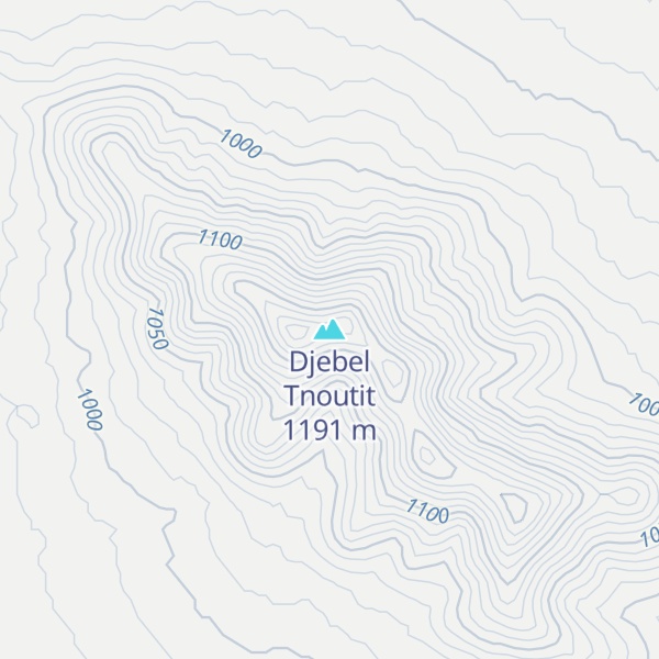 Map of Djebel Tnoutit