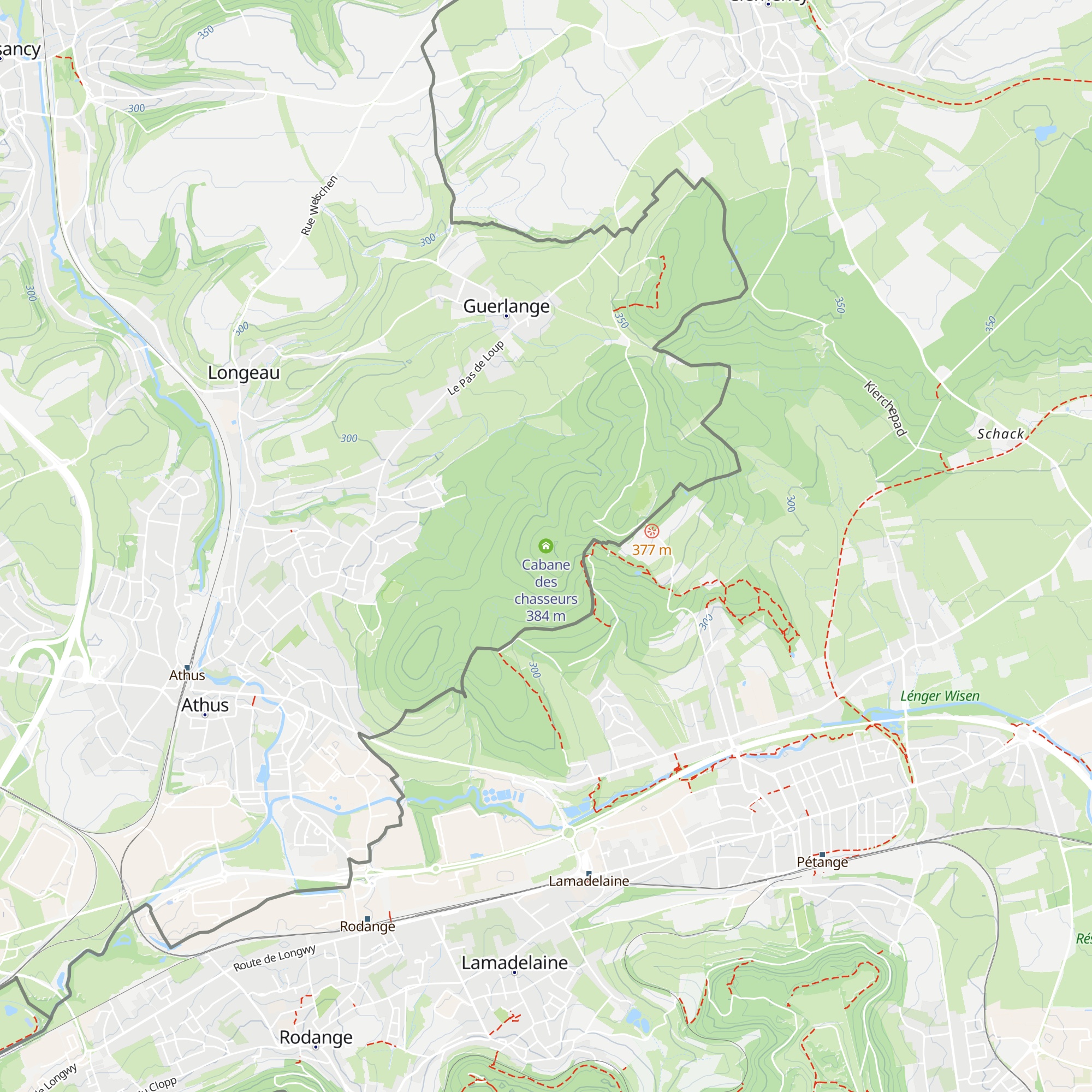 Cabane des chasseurs map