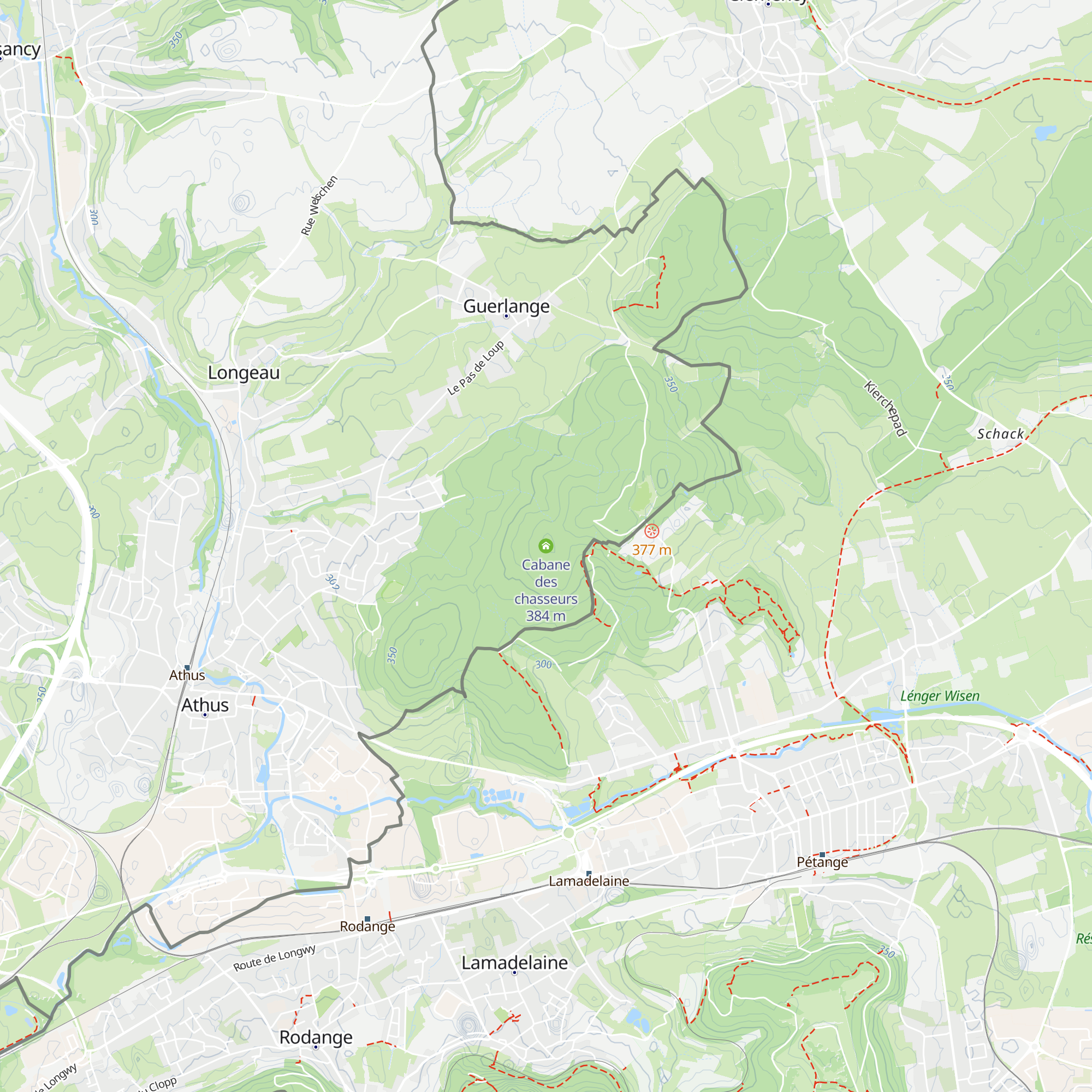 Cabane des chasseurs map