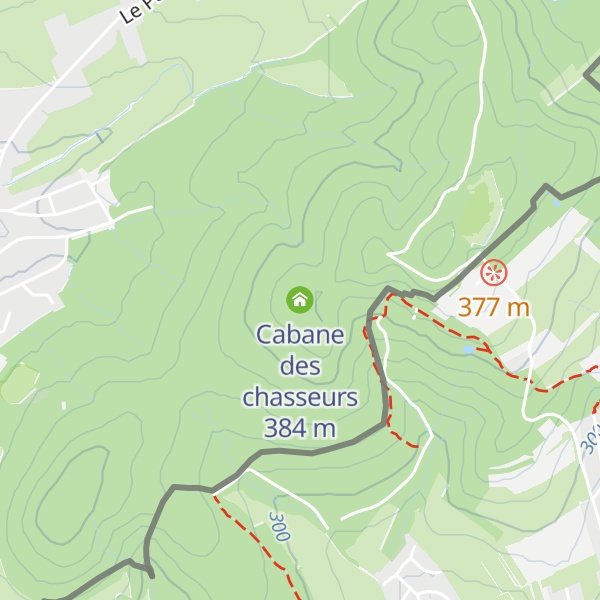 Map of Cabane des chasseurs