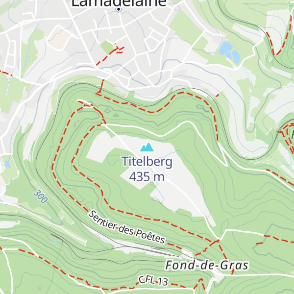 Map of Titelberg