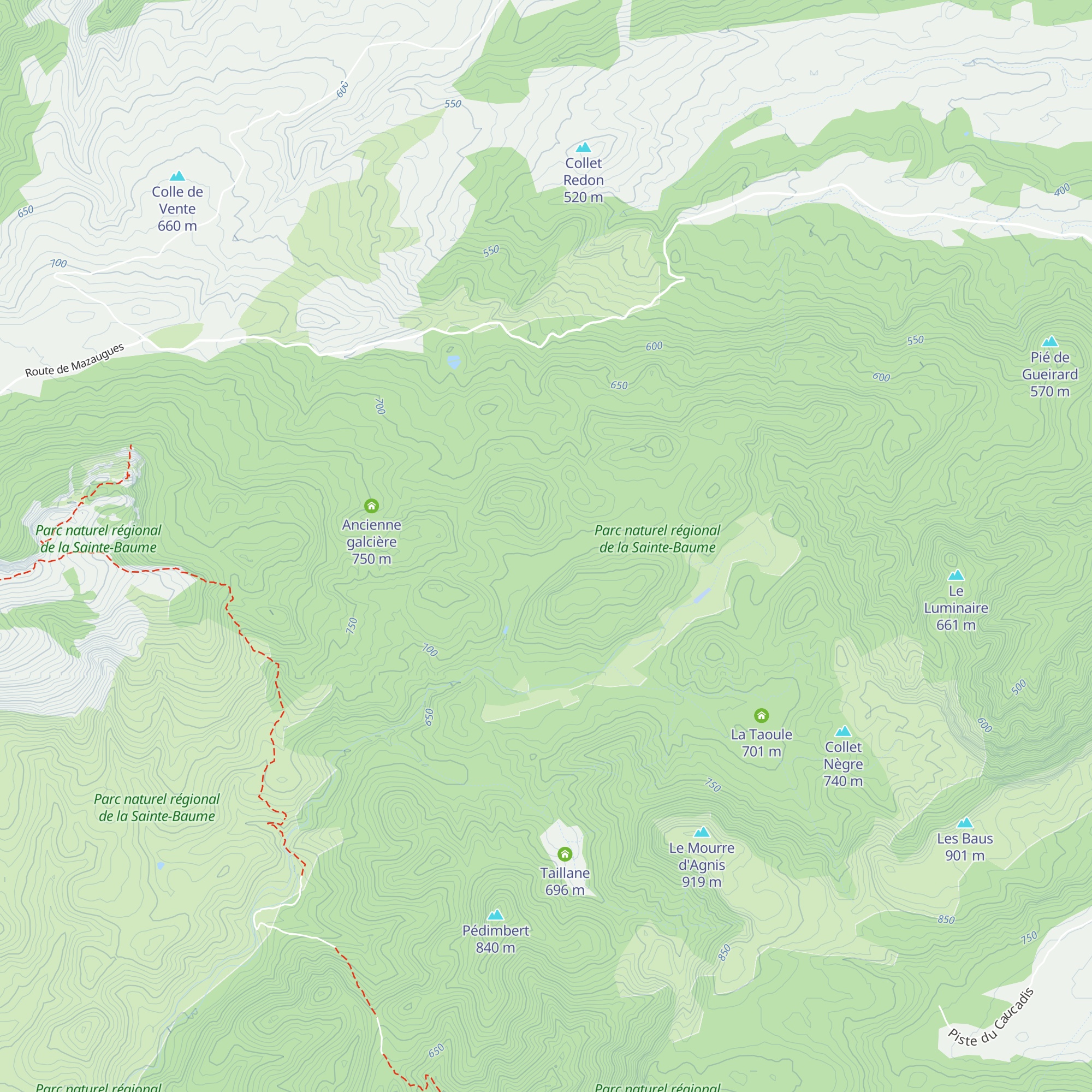 Les Etroits map