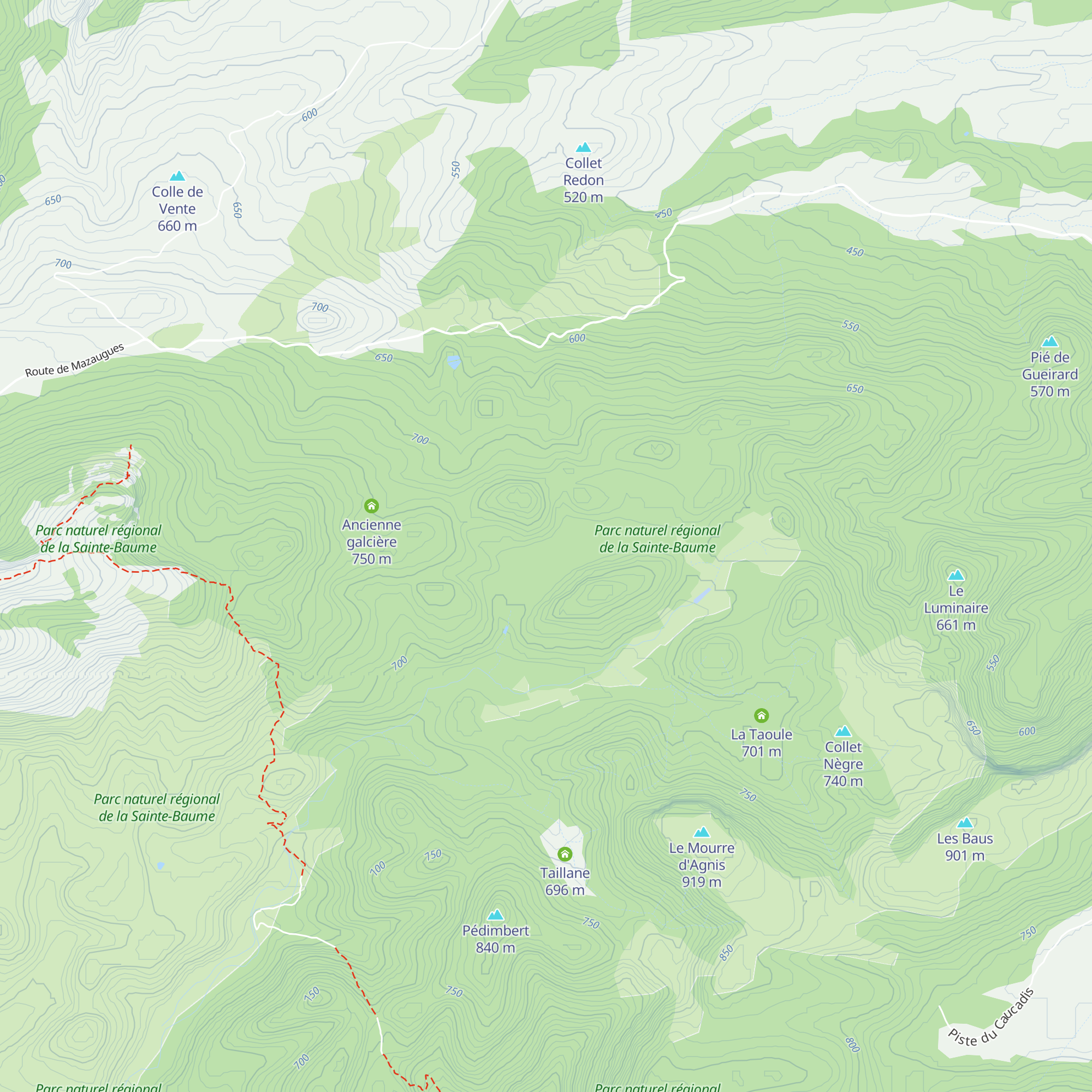 Les Etroits map
