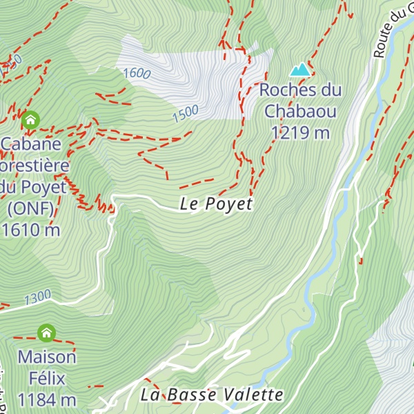 Map of Chapelle du Poyet