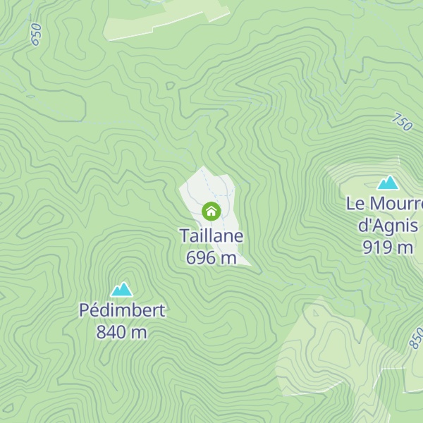 Map of Taillane