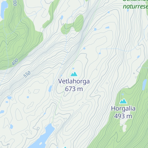Map of Vetlahorga