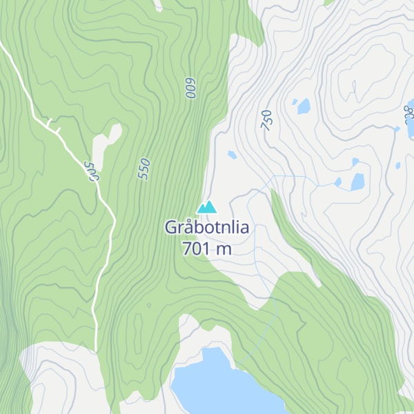 Map of Gråbotnlia
