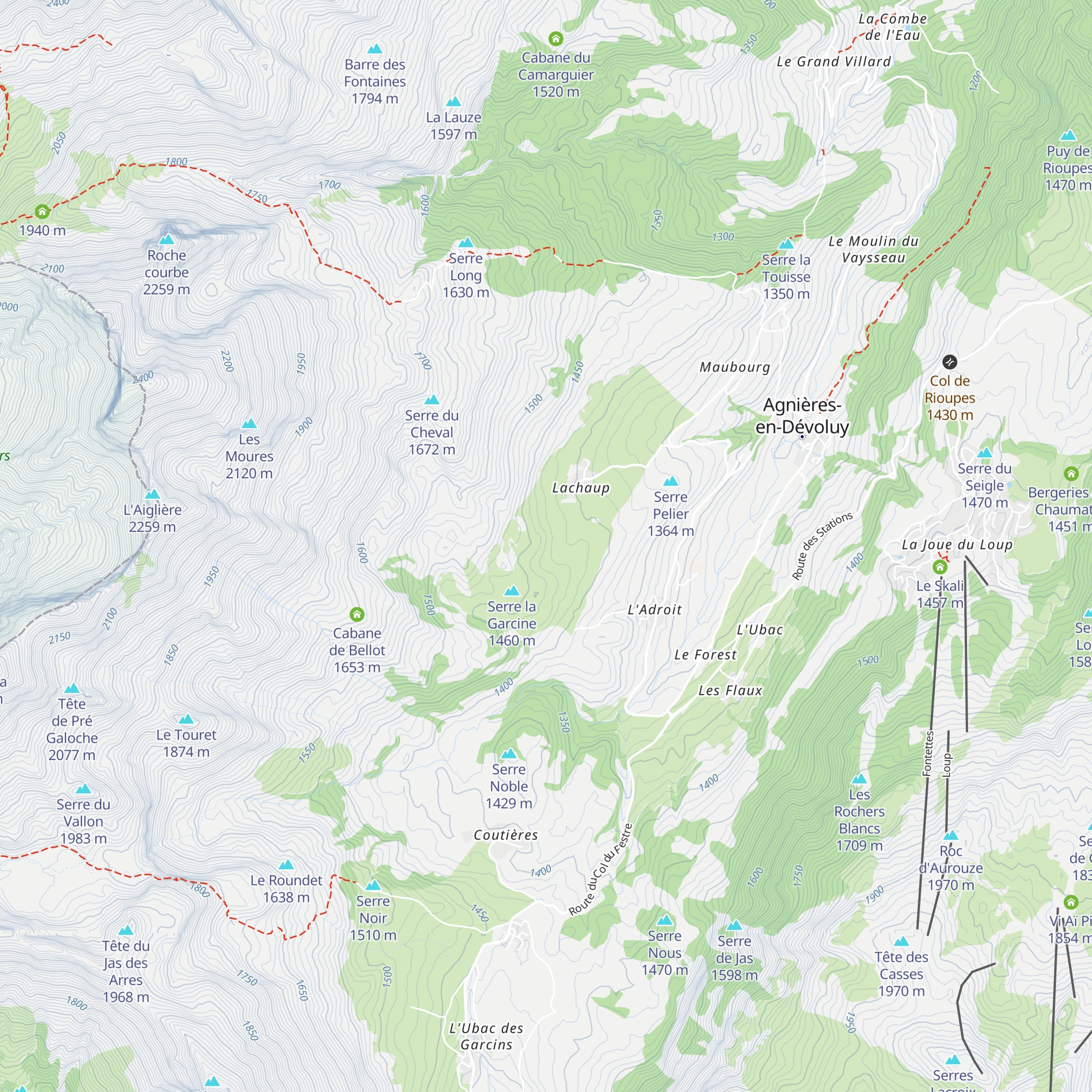 Source Captée map