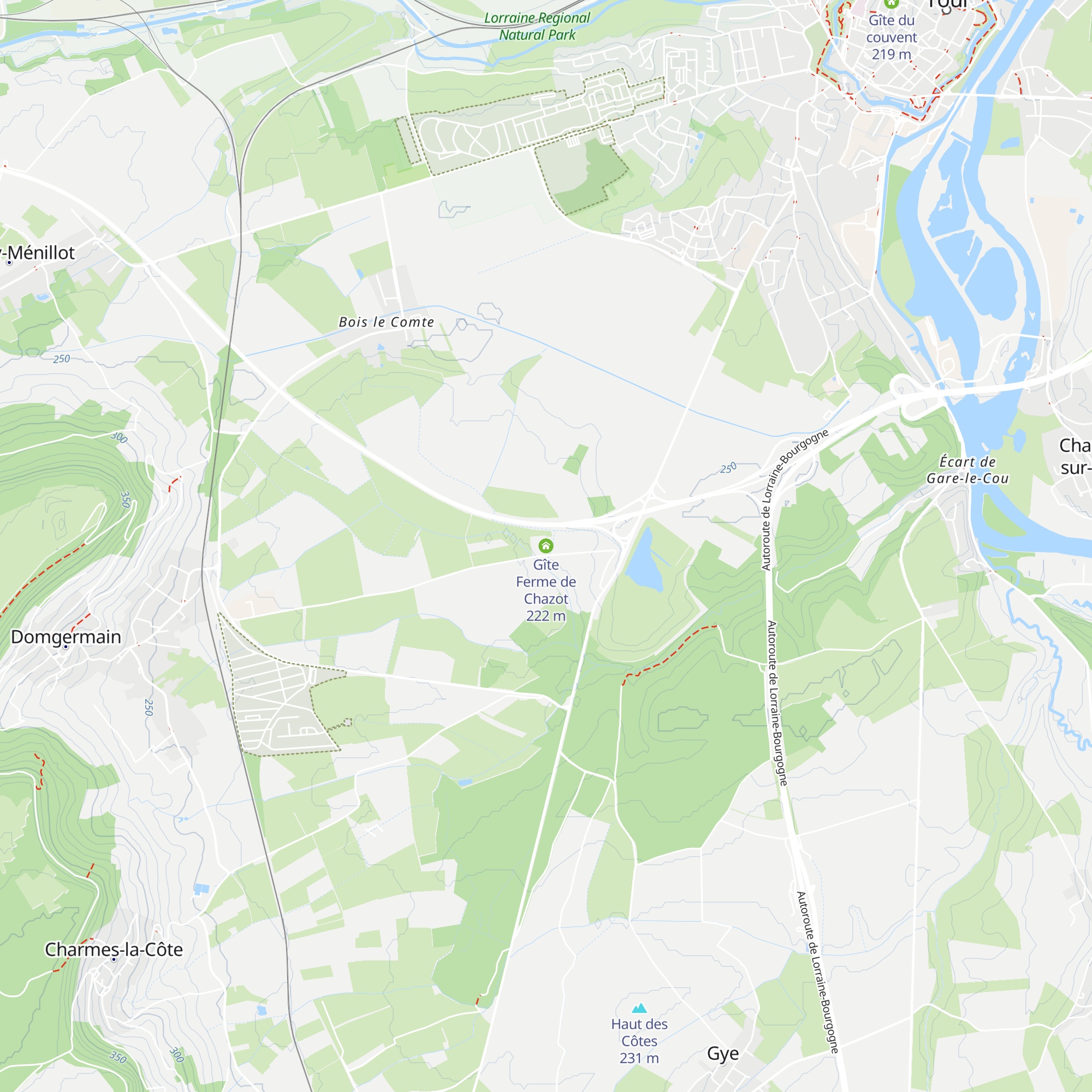 Gîte Ferme de Chazot map