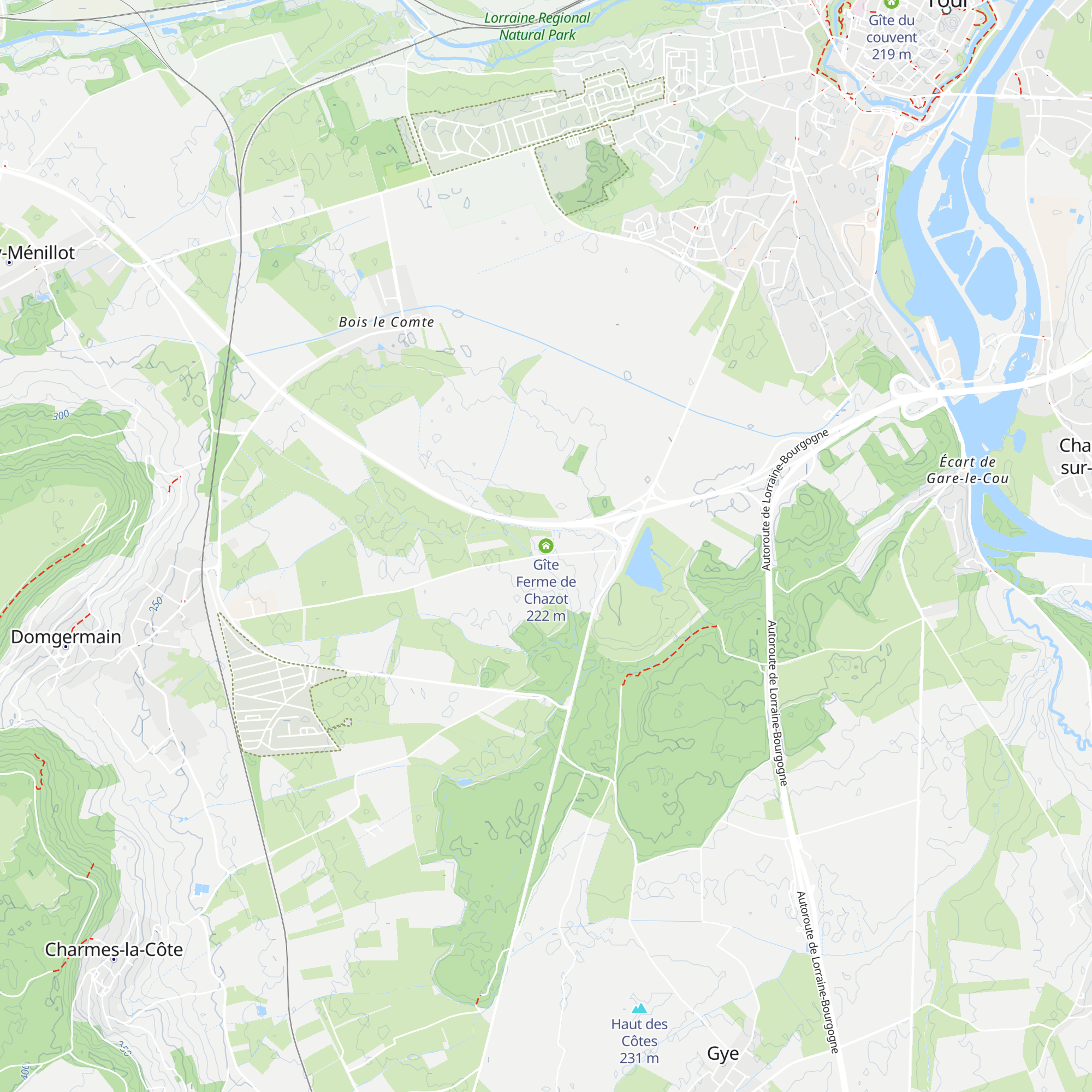 Gîte Ferme de Chazot map